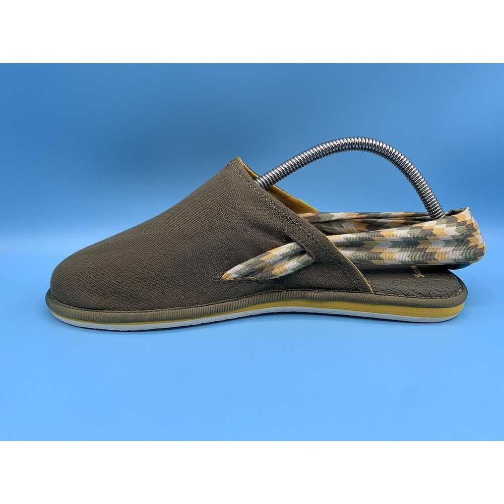 SANUK YOGA SLING CRUZ PRINTS Chevron Olive Sandal… - image 3