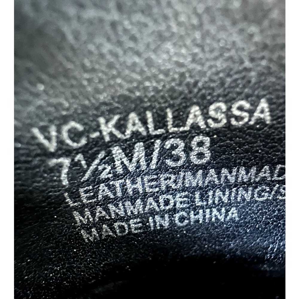 Vince Camuto Kallassa Black Leather Croc Embossed… - image 10