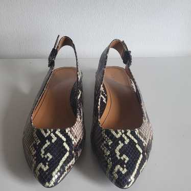 Vionic Jade Boa Shoes Slingback Flats Pointed Toe 
