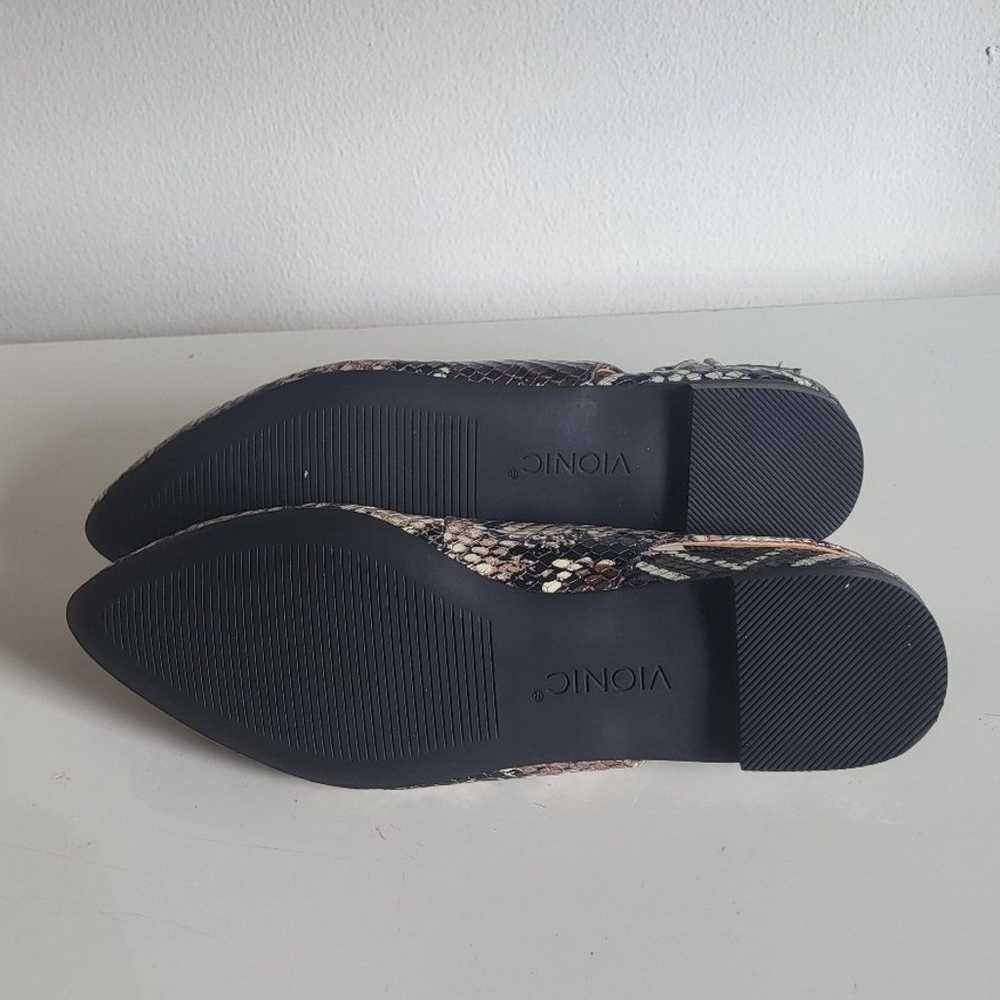 Vionic Jade Boa Shoes Slingback Flats Pointed Toe… - image 8