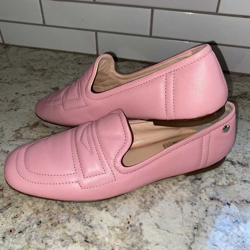 $408 AGL Italy Soft Pink Leather Loafers EUC size… - image 2