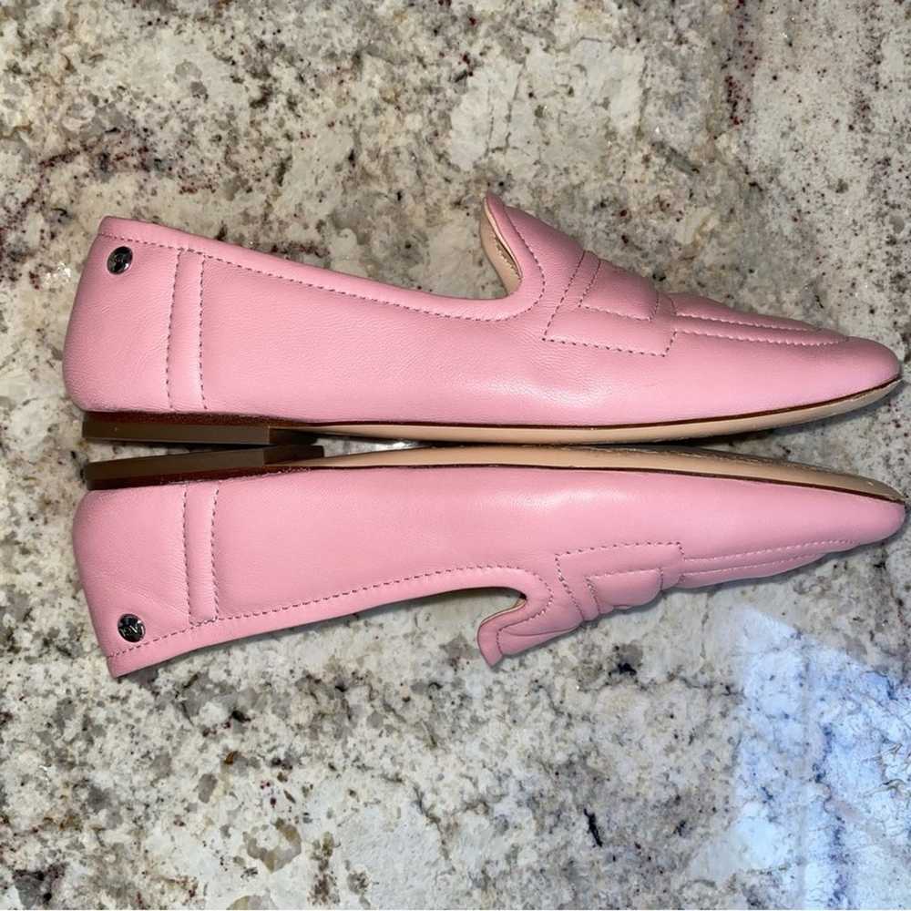 $408 AGL Italy Soft Pink Leather Loafers EUC size… - image 6