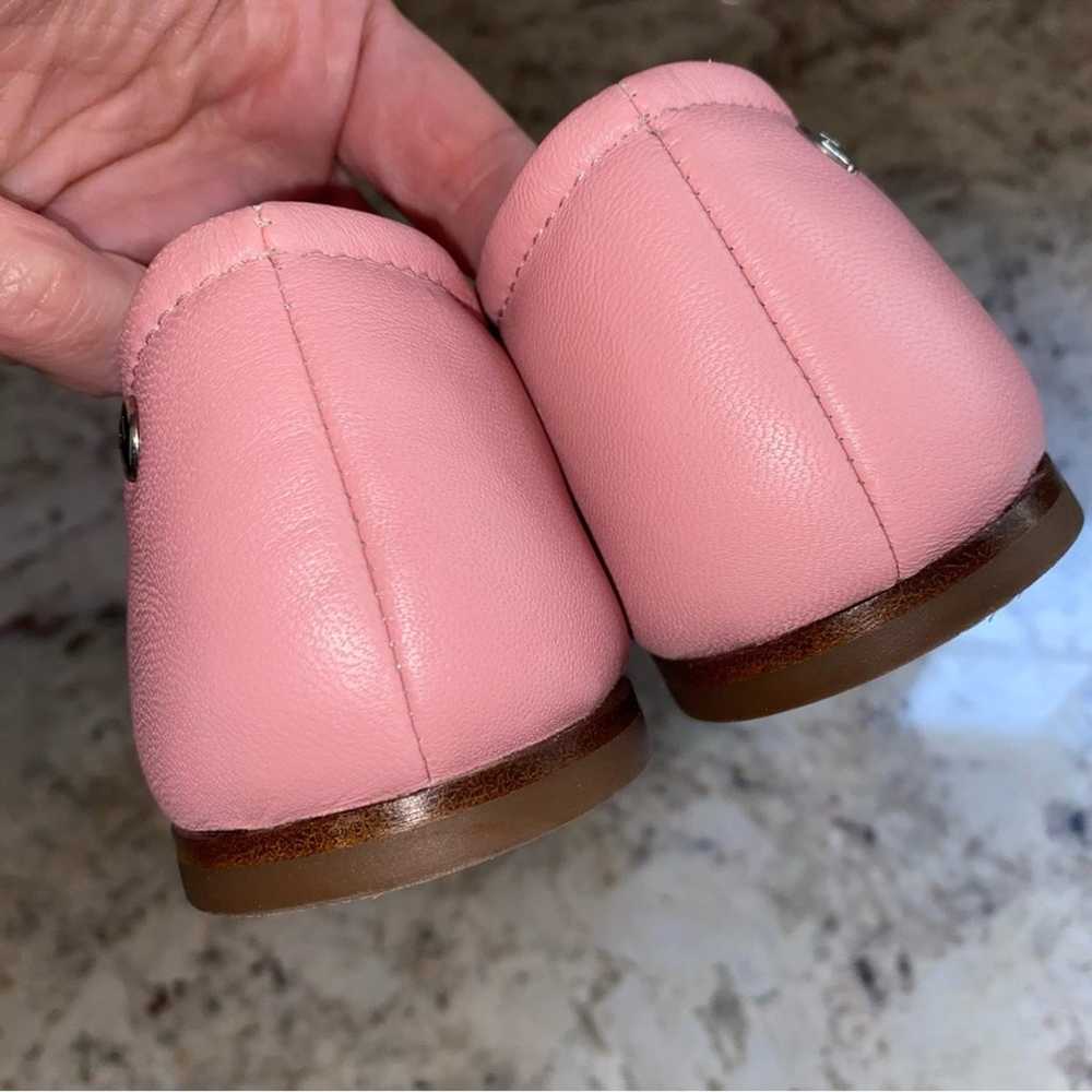 $408 AGL Italy Soft Pink Leather Loafers EUC size… - image 7