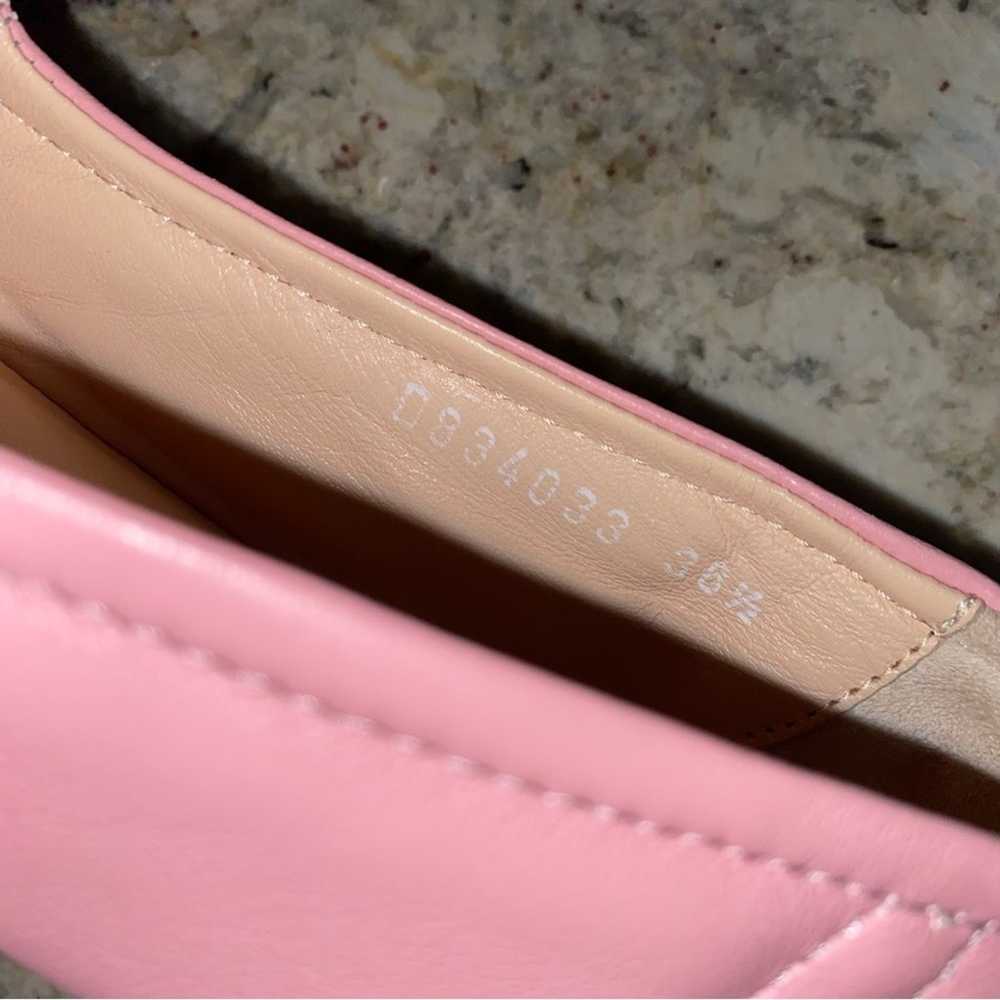 $408 AGL Italy Soft Pink Leather Loafers EUC size… - image 9