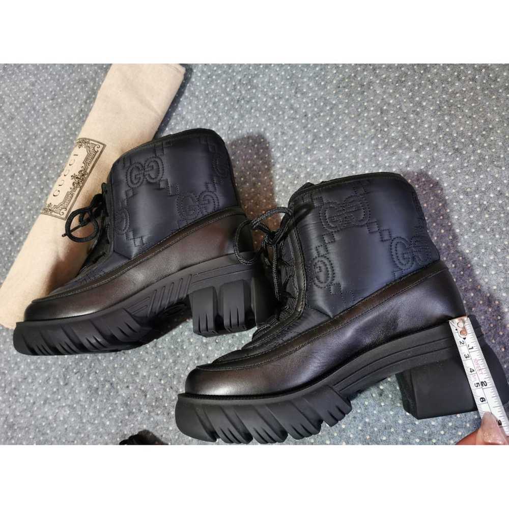 Gucci Leather snow boots - image 8