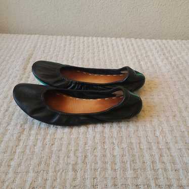 Tieks by Gavrieli Matte Black Leather Flats Size 6 - image 1