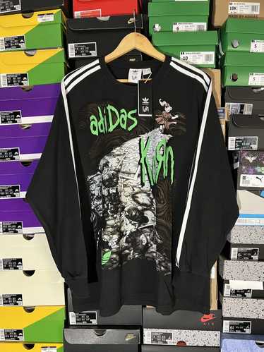 Adidas × Rock T Shirt KORN ADIDAS LONG SLEEVE T S… - image 1