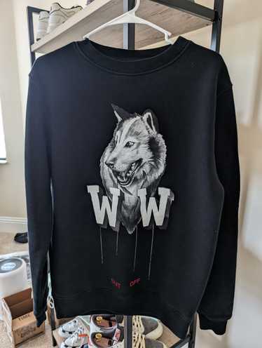 Off-White Off white Wolf cut off sweatshirt