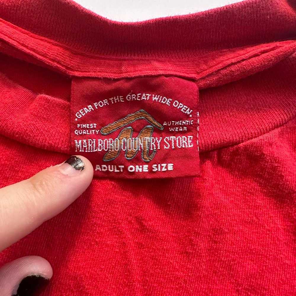 Marlboro Marlboro country store red pocket t shir… - image 2