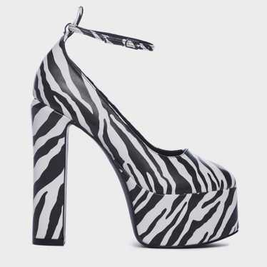 Dollskill zebra platform heels