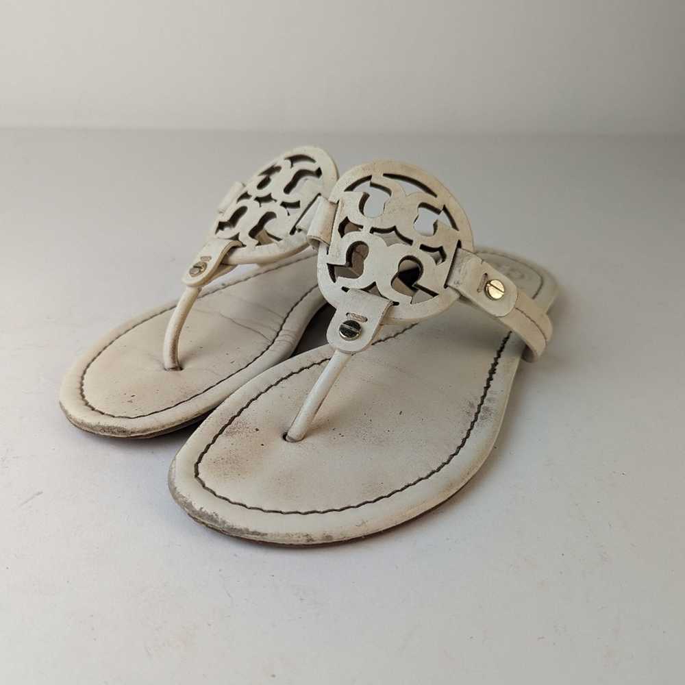 Tory Burch Tory Burch Miller White Sandals - 7.5 - image 2