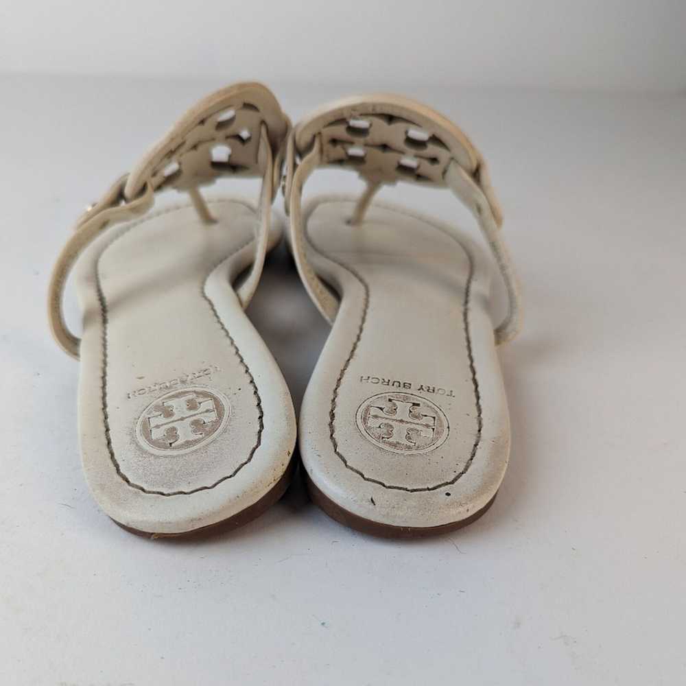 Tory Burch Tory Burch Miller White Sandals - 7.5 - image 5