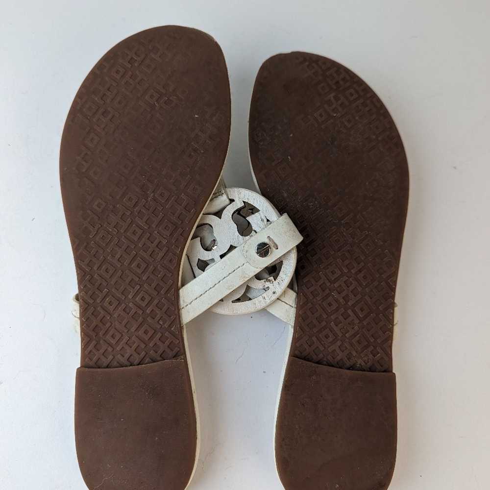 Tory Burch Tory Burch Miller White Sandals - 7.5 - image 8