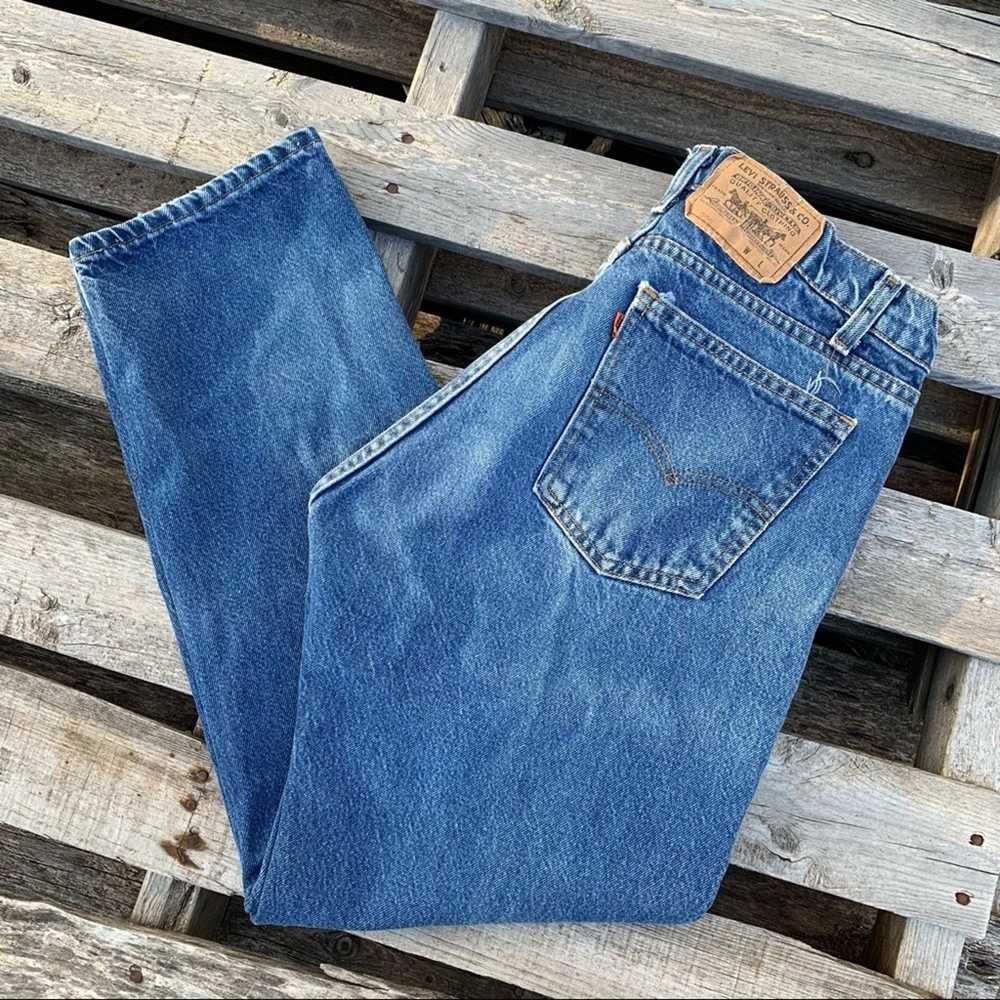 Levi's Vintage 80s Levi’s orange tab 505 jeans 36… - image 6