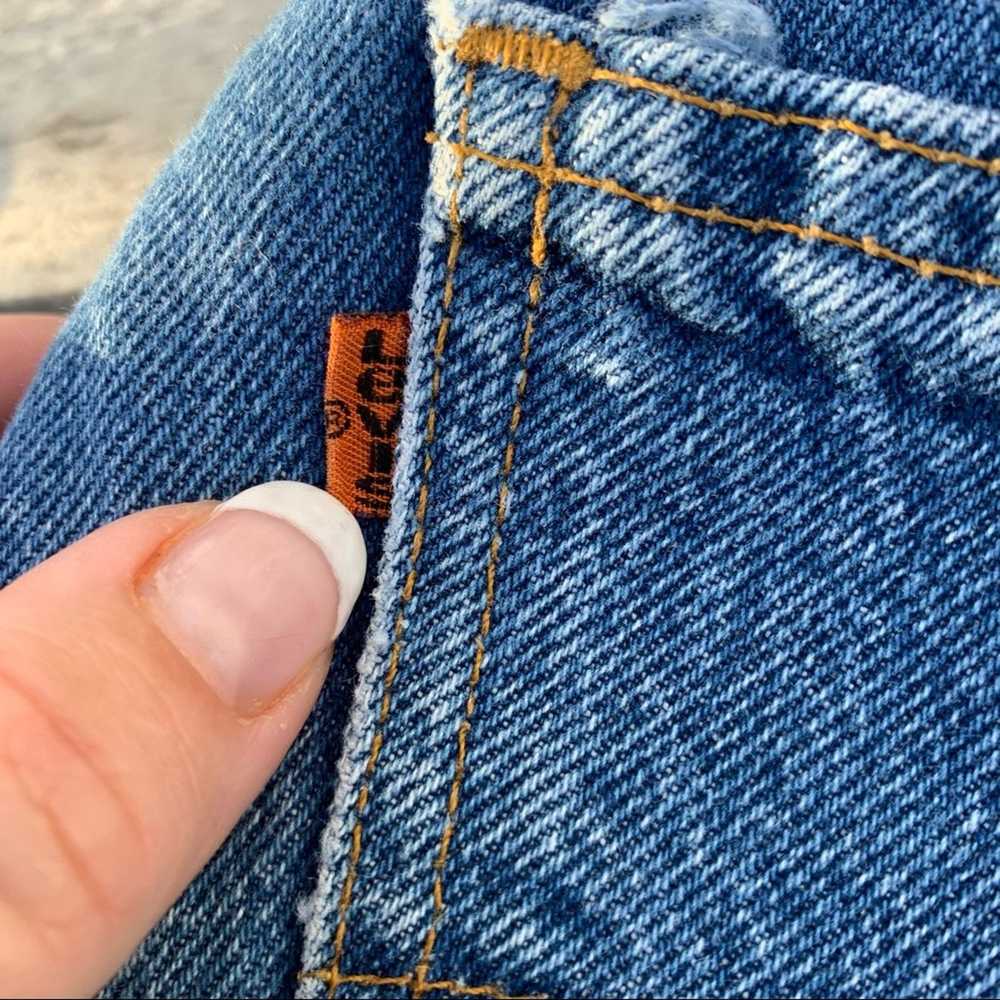 Levi's Vintage 80s Levi’s orange tab 505 jeans 36… - image 7