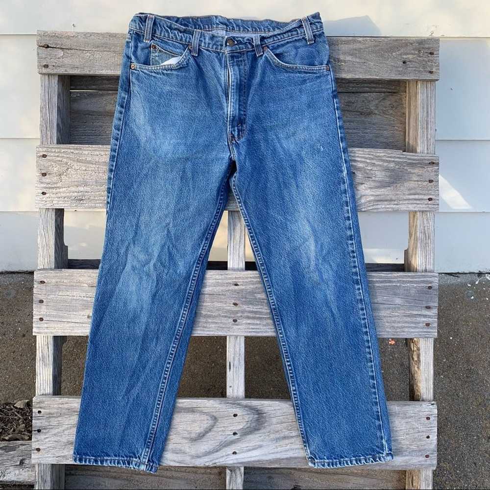 Levi's Vintage 80s Levi’s orange tab 505 jeans 36… - image 8