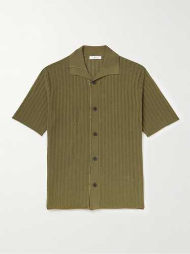 Mr. P. Open-Knit Cotton and Lyocell-Blend Shirt