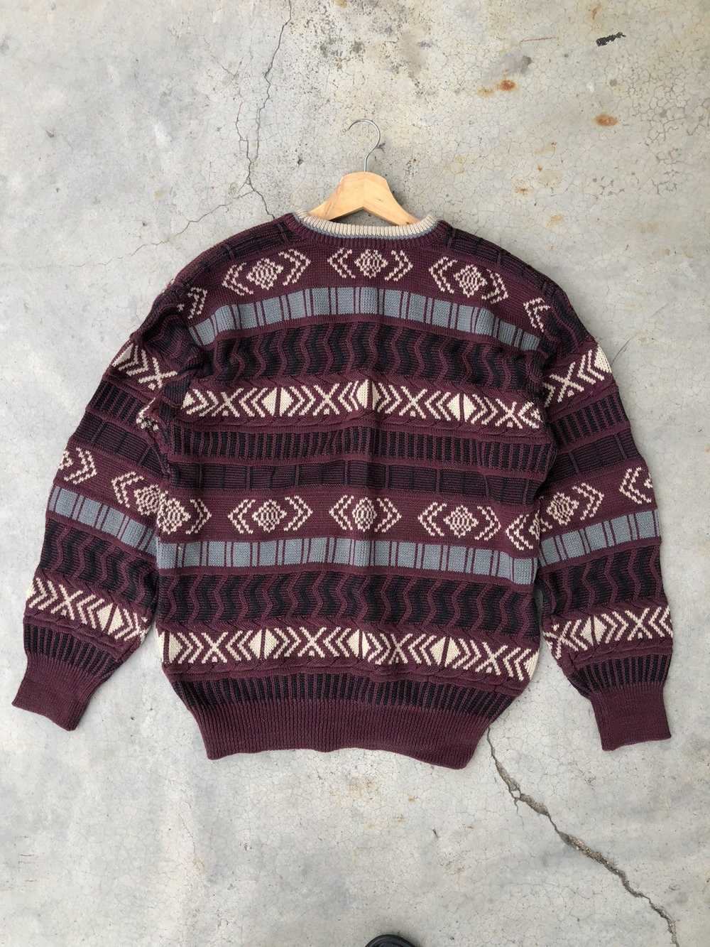 Coloured Cable Knit Sweater × Designer × Japanese… - image 8