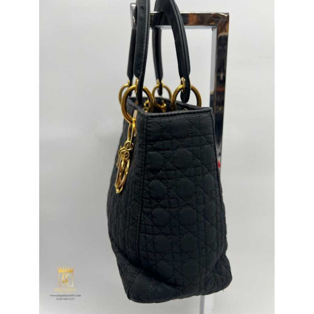 Dior Lady Dior cloth handbag - image 2