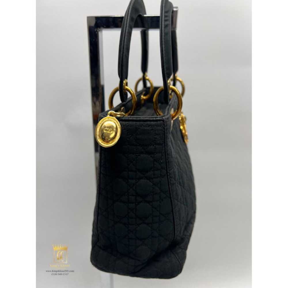 Dior Lady Dior cloth handbag - image 3