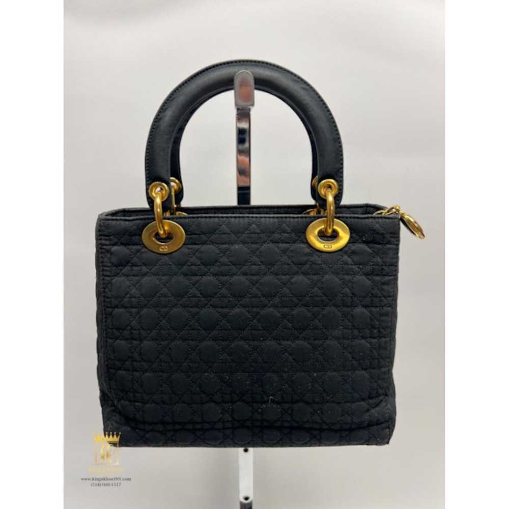 Dior Lady Dior cloth handbag - image 4