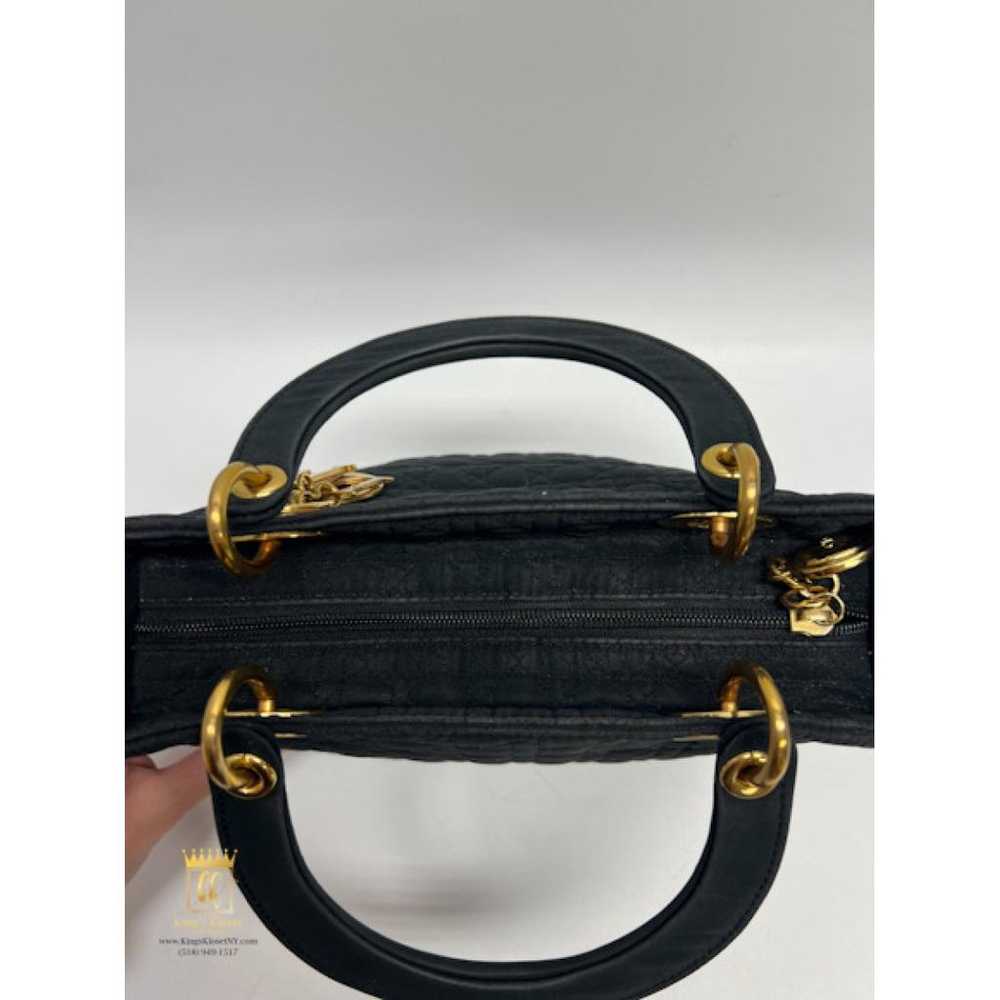 Dior Lady Dior cloth handbag - image 6