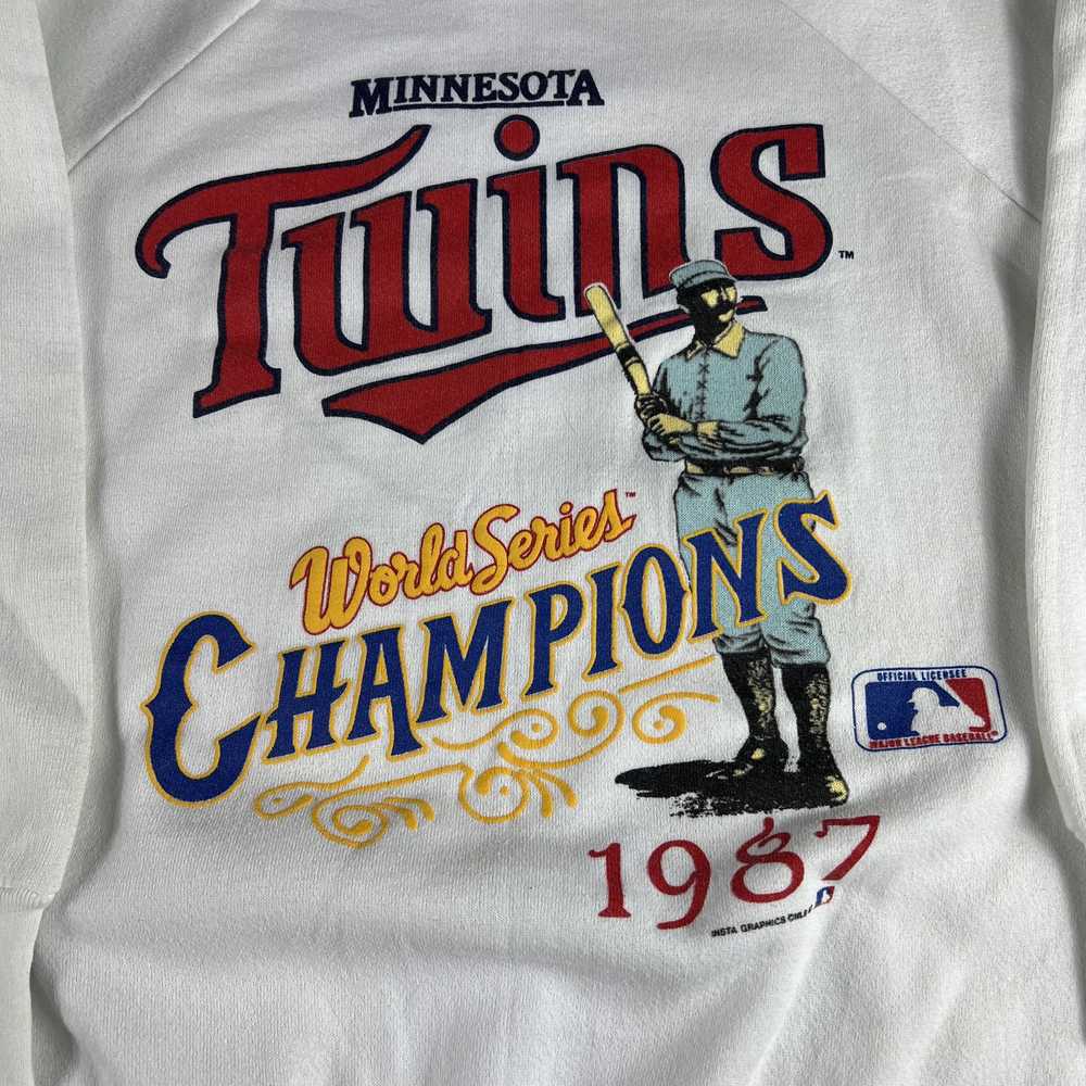 MLB × Vintage VTG 80s MLB World Series Champs Min… - image 4