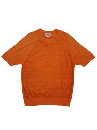 Hermes × Maison Margiela 1990s Orange Cotton Knit 