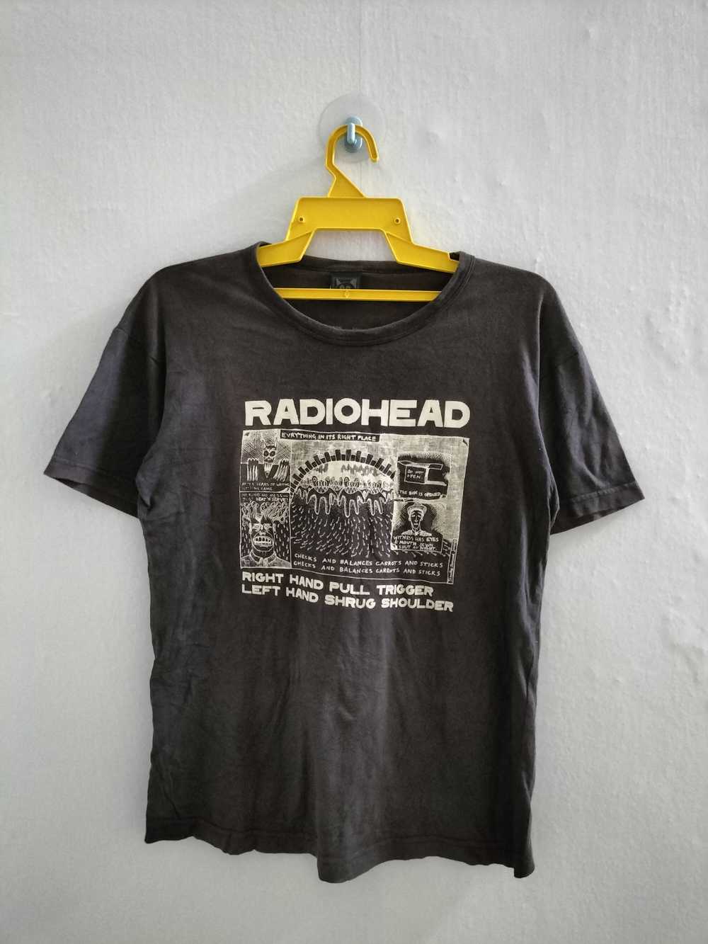 Band Tees × Vintage Vintage 99/00s Radiohead Wast… - image 1