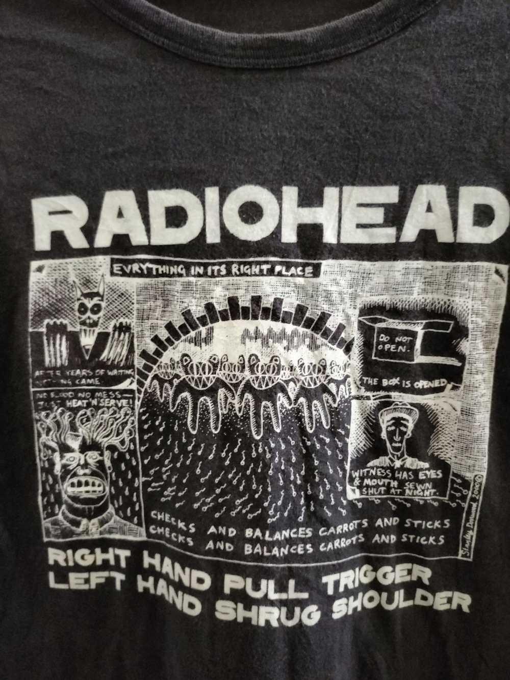 Band Tees × Vintage Vintage 99/00s Radiohead Wast… - image 2