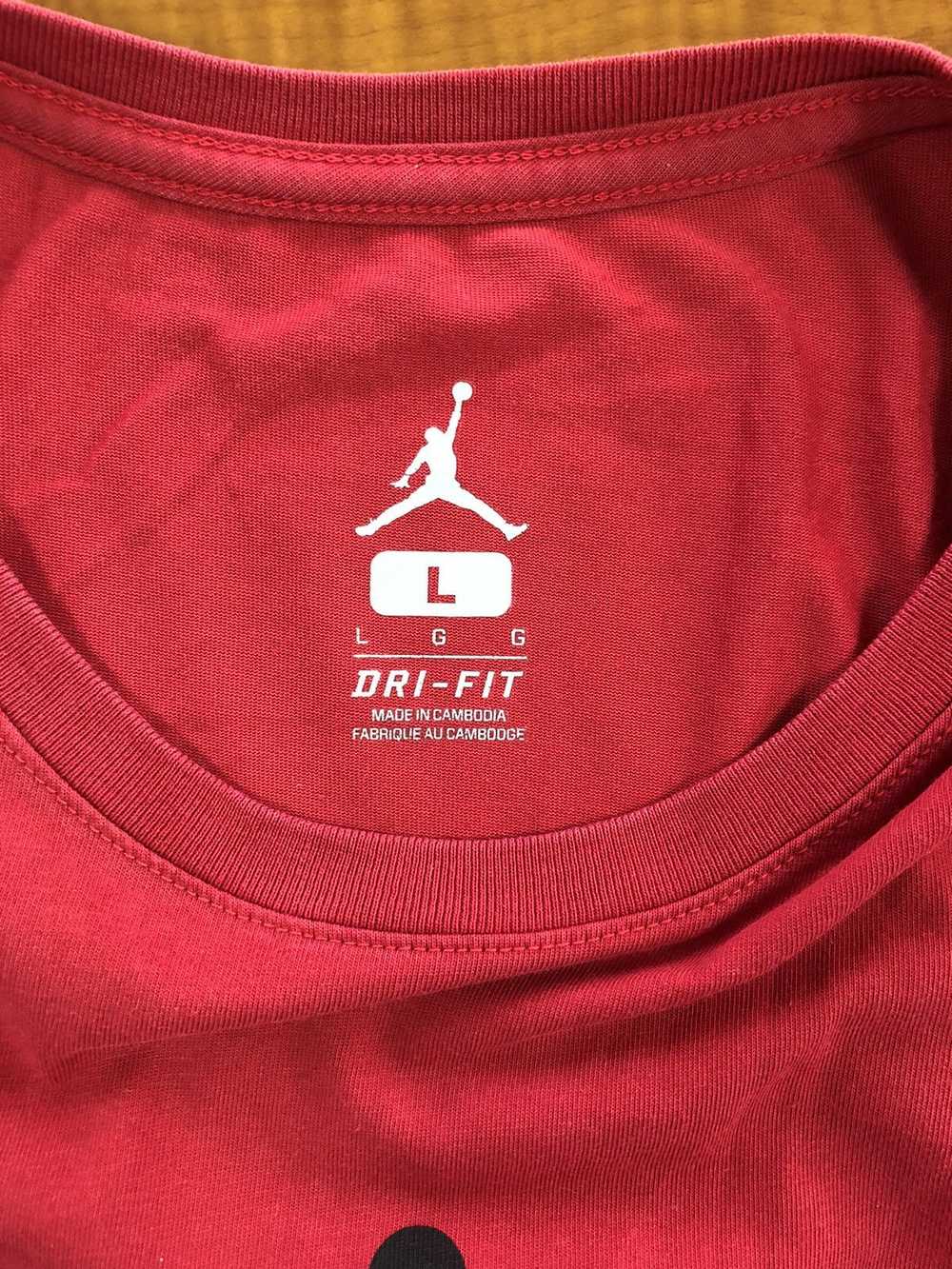 Jordan Brand × NBA × Nike Jordan Nike Red T-Shirt - image 10