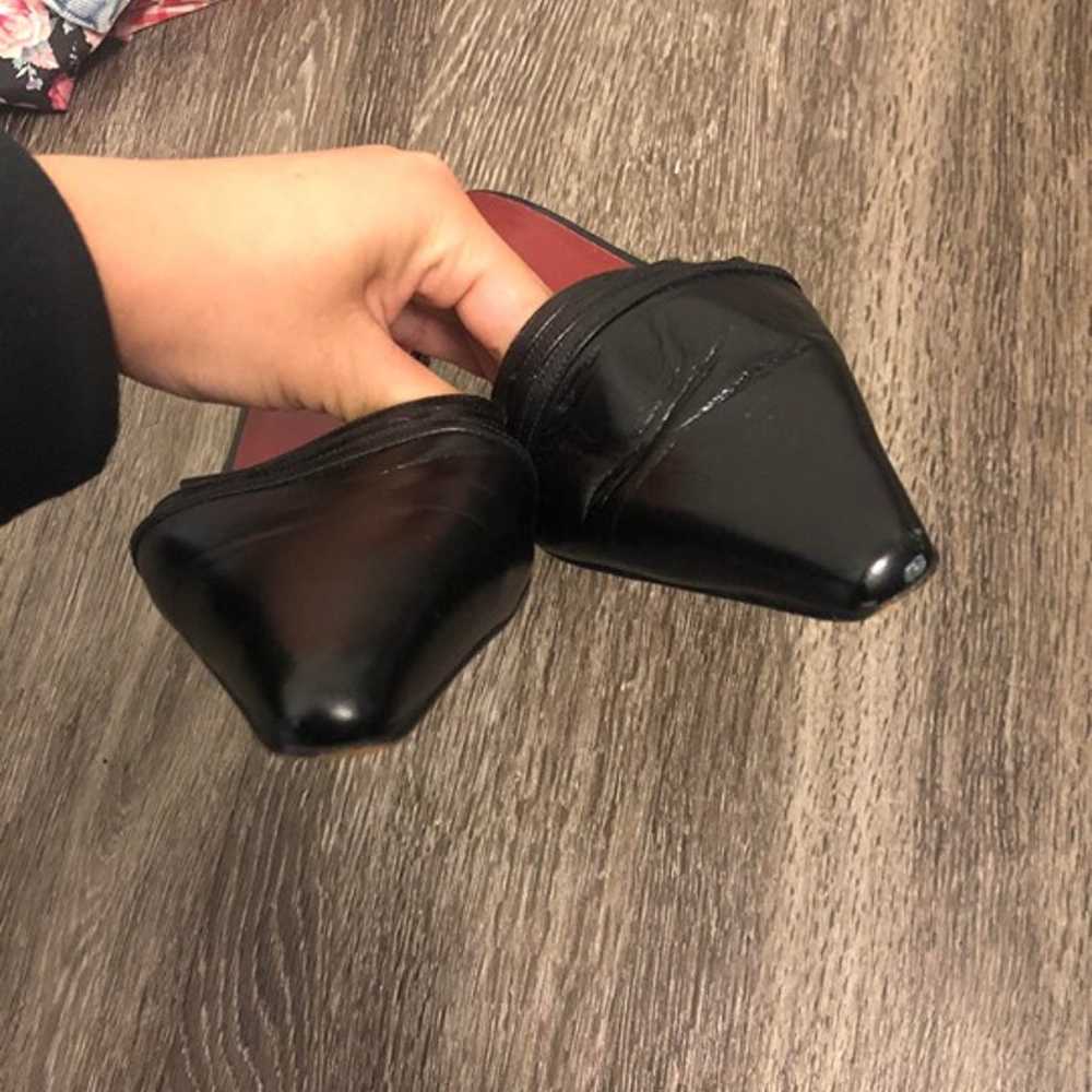 Burberry 90s Vtg Pointy Toe Kitten Heels - image 3