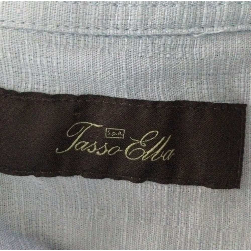Tasso Elba TASSO ELBA Mens Size L Silk Cotton Cam… - image 3