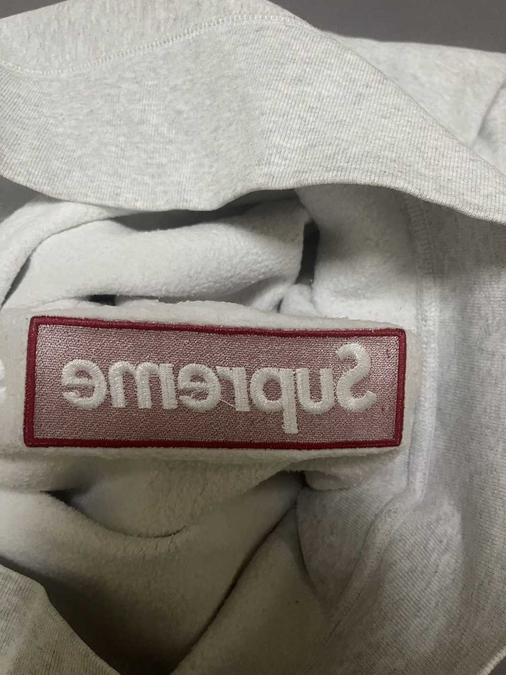 Supreme Supreme fw18 grey box logo crewneck red o… - image 8