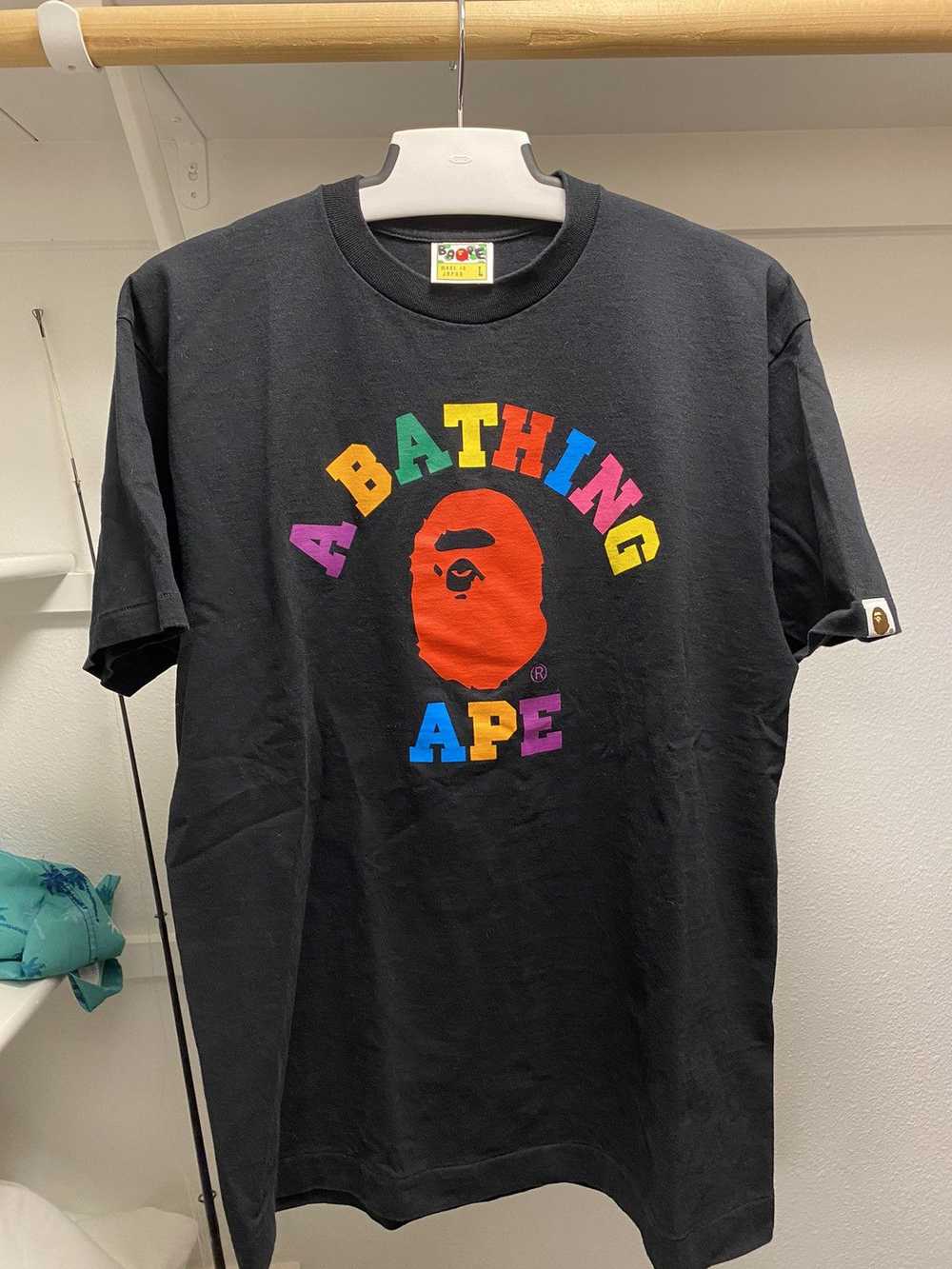 Bape Colors College Tee - image 1