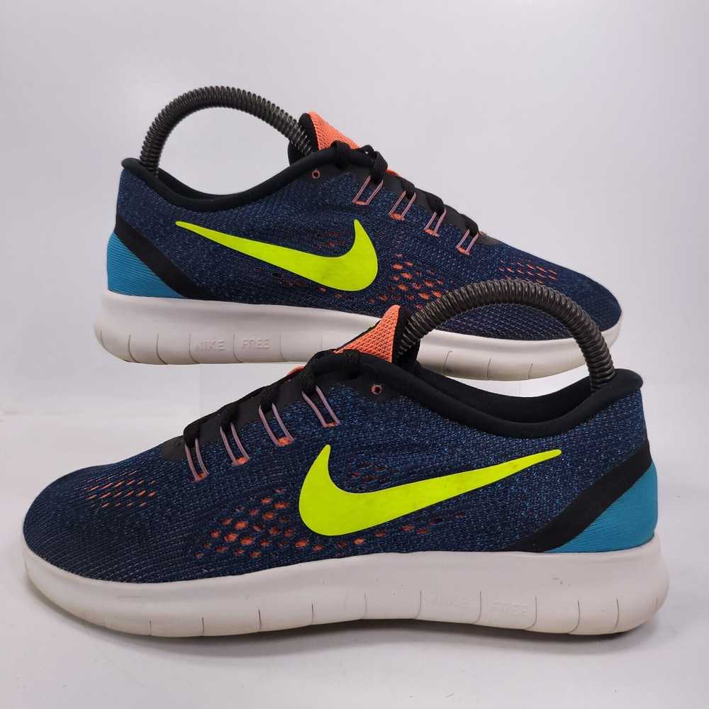 Nike Nike Free RN Shoe Women Size 7 831509-501 Bl… - image 5