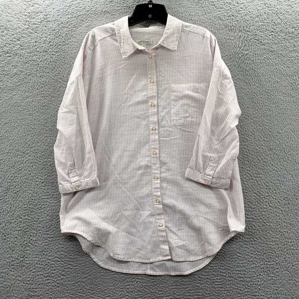 Orvis ORVIS Shirt Womens Medium Button Up Blouse … - image 1