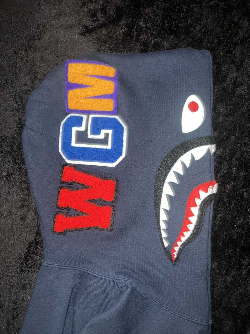 Bape Multi Fonts Shark Full Zip Hoodie - image 4