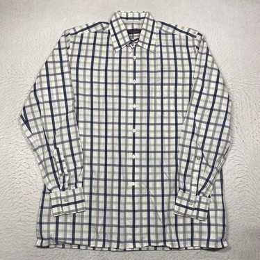 Canali CANALI Shirt Mens Large Multicolor Check B… - image 1