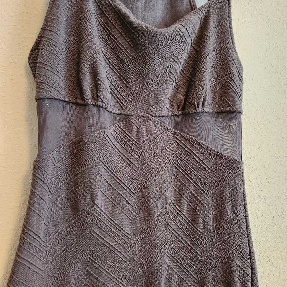 Free People Gray Sleeveless Fitted Dress Size Sma… - image 3