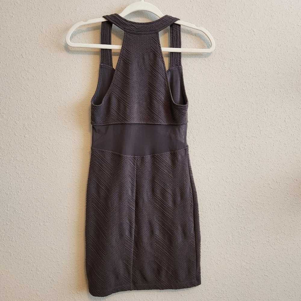 Free People Gray Sleeveless Fitted Dress Size Sma… - image 9