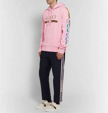 Shops gucci pink dragon hoodie