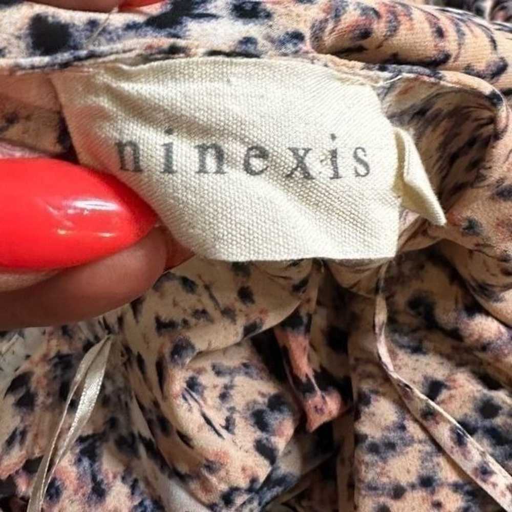 NINEXIS pink white navy floral patterned DIANE ST… - image 3