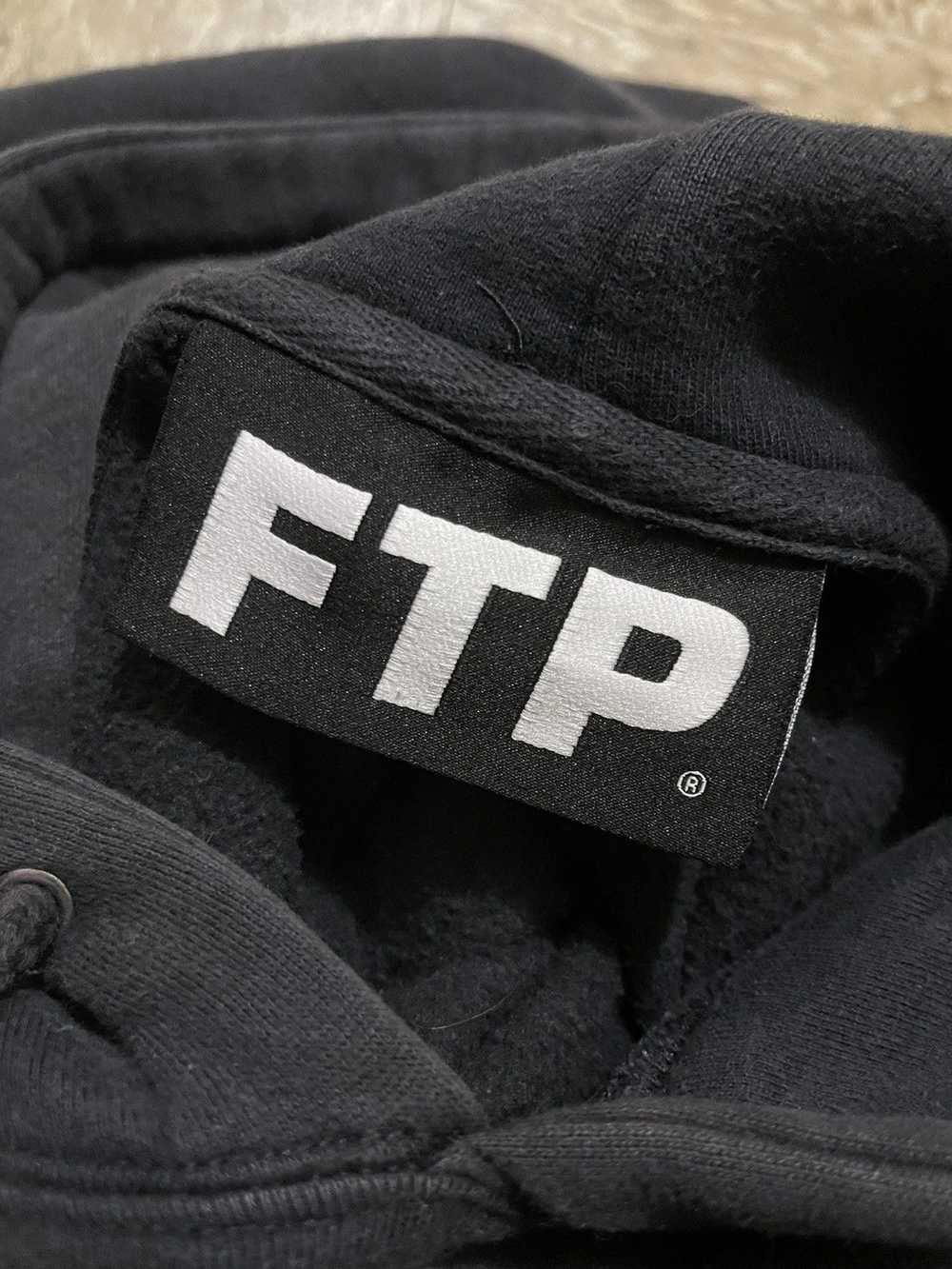 Fuck The Population FTP Bear Hoodie Navy Large - image 10