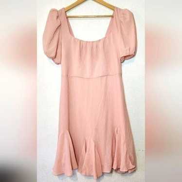 ASTR The Label Blush Pink Ruffle Dress Size XLarge - image 1