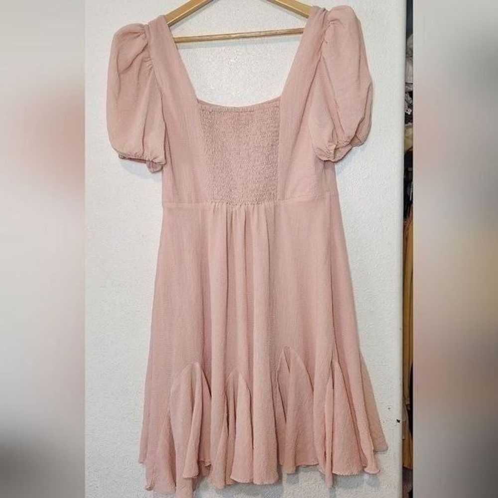 ASTR The Label Blush Pink Ruffle Dress Size XLarge - image 3
