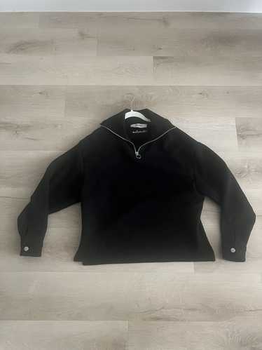 About:Blank About Blank 1/4 zip Sweatshirt Black S