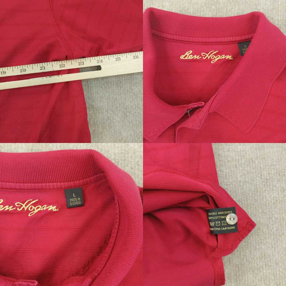 Hogan Ben Hogan Shirt Mens Size XL Red Short Slee… - image 4