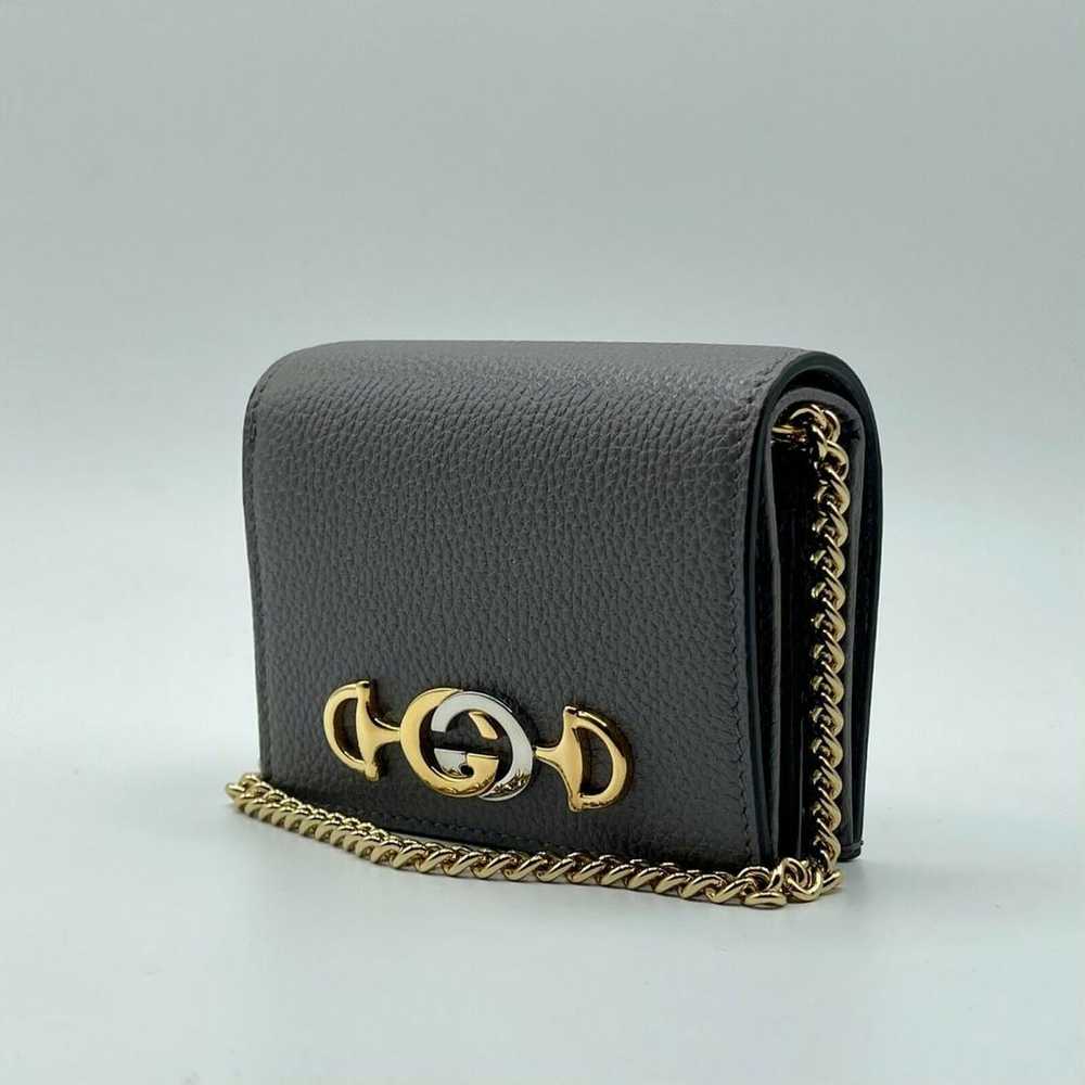 Gucci Zumi leather wallet - image 5