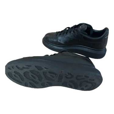 Alexander McQueen Oversize leather low trainers - image 1